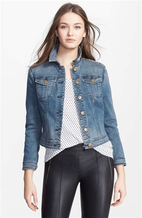 burberry brit jacket for woman|burberry brit denim jacket.